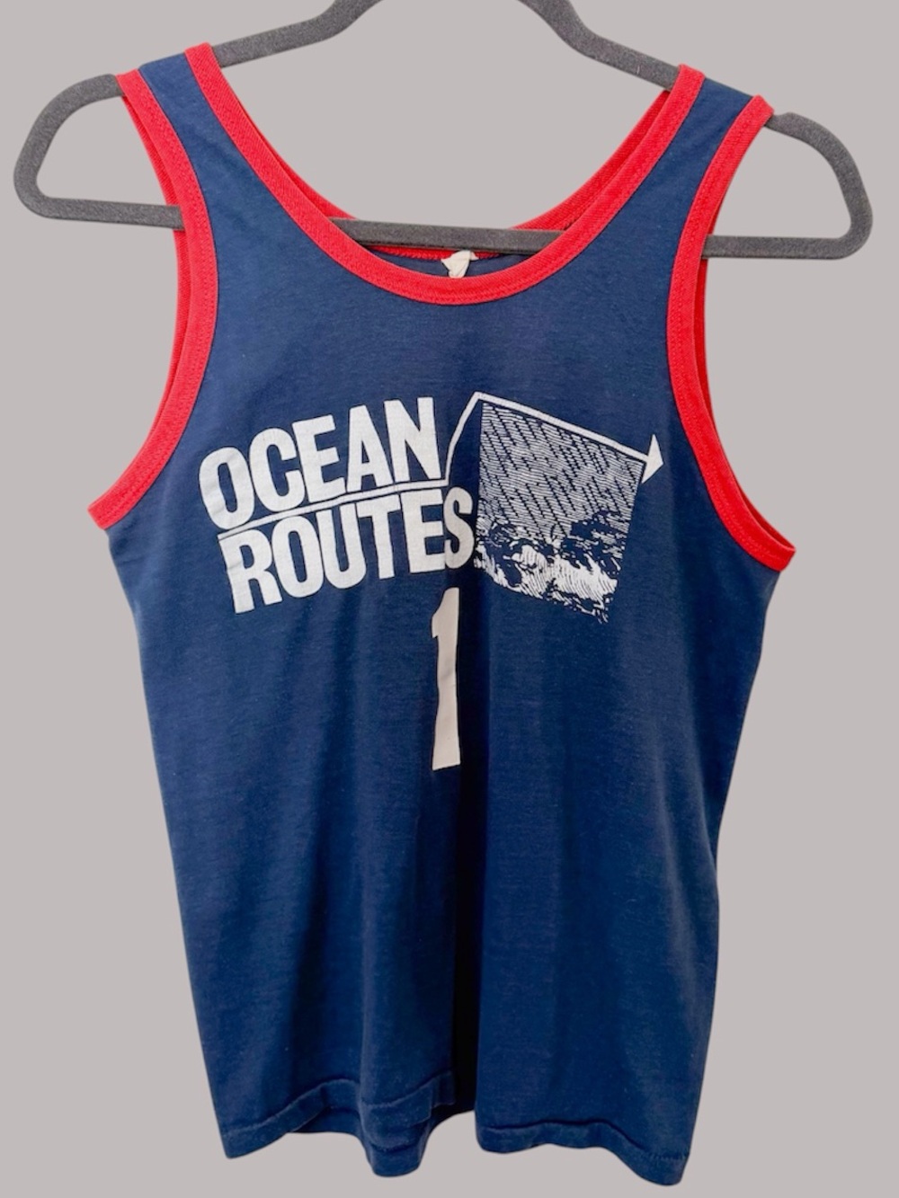 Vintage ocean routes ringer tank